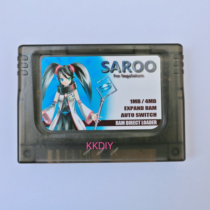 SAROO-Console de jeu SEGA Saturn, menu anglais, carte TF, 1.36Ver