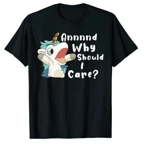 E perché? Divertente t-shirt unicorno sarcastico regali vestiti estetici simpatici magliette grafiche Basics abiti in cotone