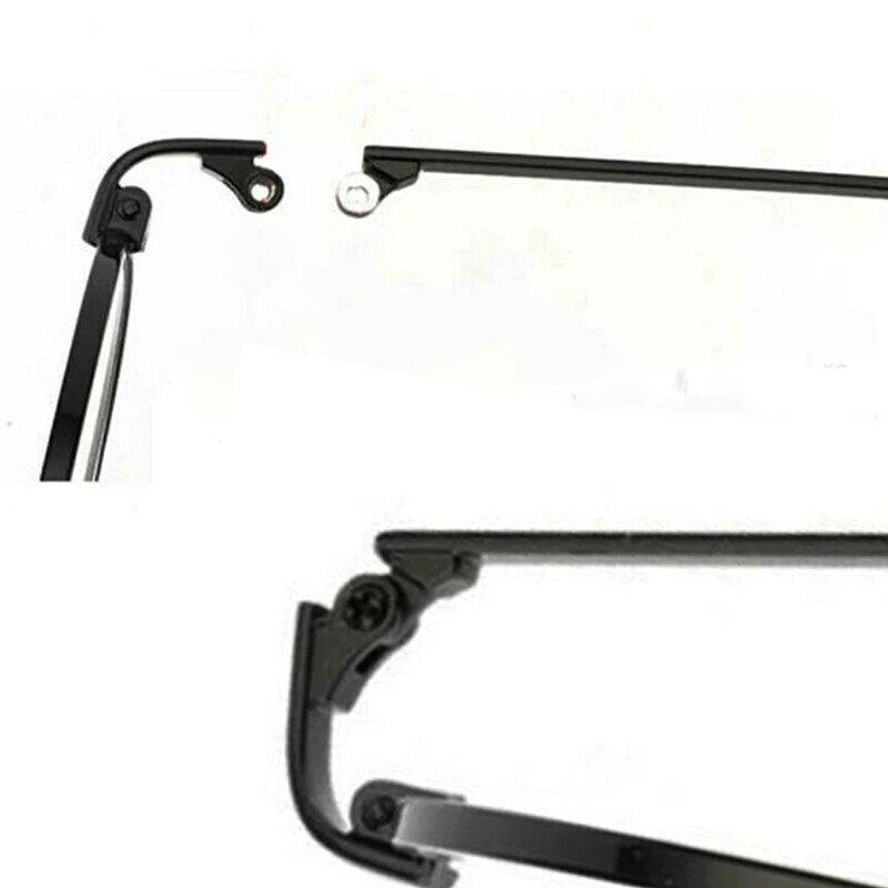 1 Paar (2 Stuks) Metalen Bril Tempel Zonnebril Arm Brillen Vervanging Been Eyewear Metalen Staaf