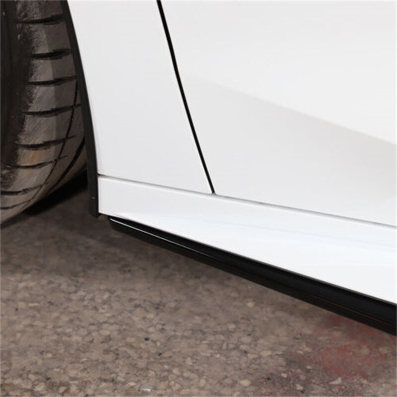 Faldas laterales de Panel basculante para Corvette C8 2020-2024, accesorios, piezas exteriores de decoración de modificación automática