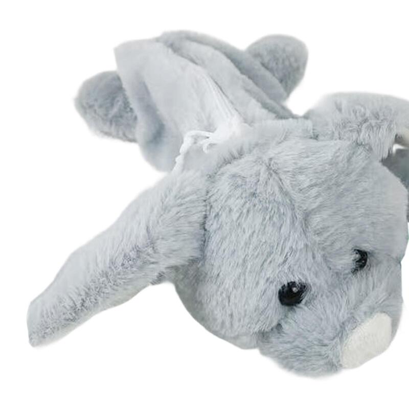 Plush Bear Head Pencil Case Durable Stuffed Animal Bag for Home Office Teens