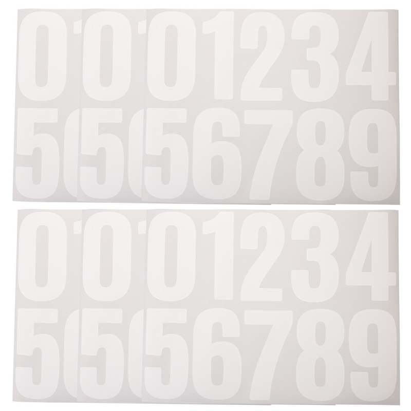 Portable Large Safe Mailbox Number Stickers Numbers Mailbox Numbers For Outside for Marking Outdoor Trash Can Decorate