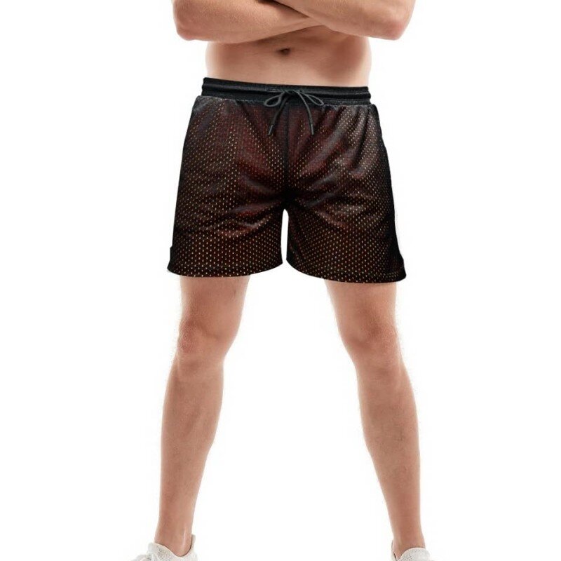 Shorts esportivos Aimpact para homens, respirável tecido de dupla camada, roupas esportivas de basquete, shorts lounge, 6 in