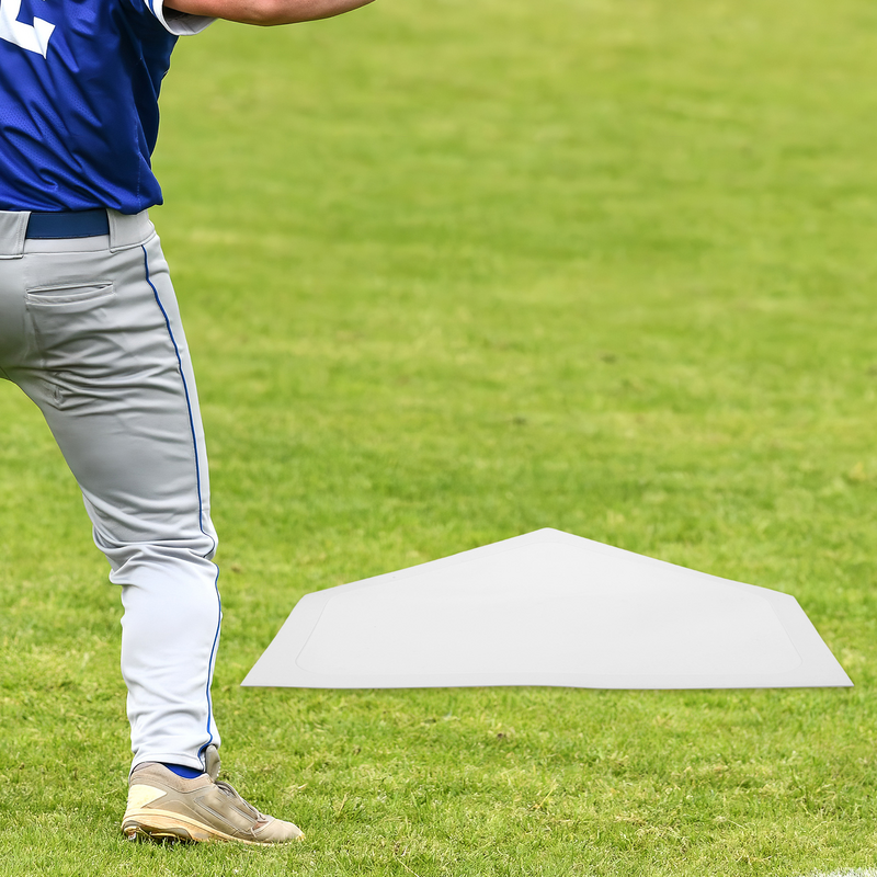ポータブルスローダウン野球ピッチャー、再利用可能な野球トレーニングプレート、ホームソフトボールスポット
