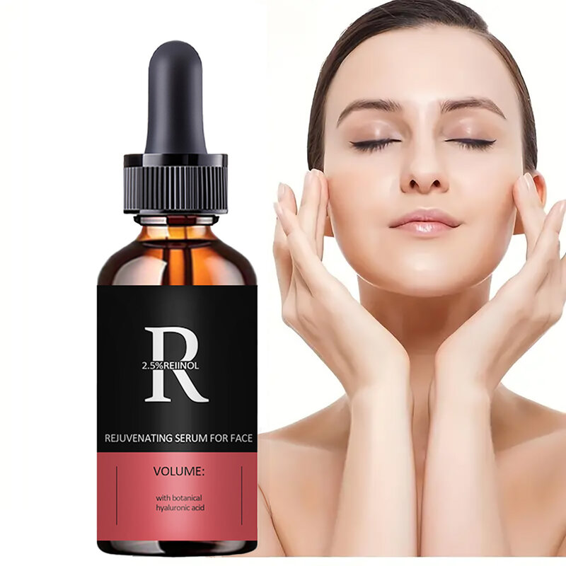 Retinol Serum do twarzy organiczne wybielanie przeciwzmarszczkowe esencja zmarszczek pielęgnacji skóry twarzy witamina kwas hialuronowy nawilżający
