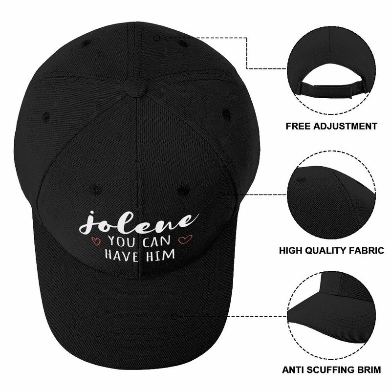Jolene-男性と女性のための野球帽,アイコン,フォームパーティーの帽子,スポーツキャップ,キメダが可能