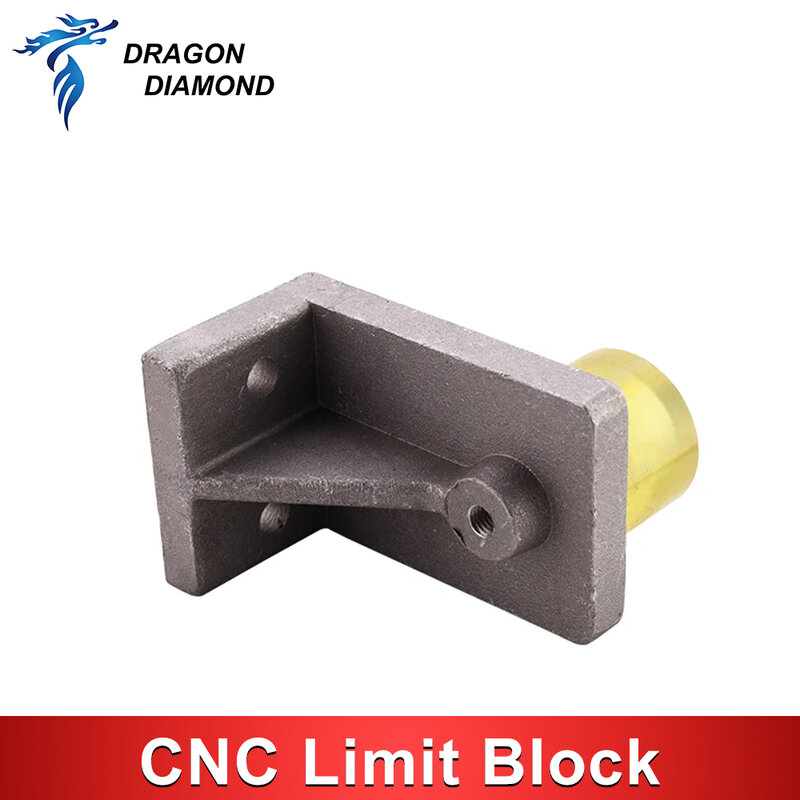 Cnc Limiet Impact Blok Gegoten Aluminium Limiet Paalslag Rubber Stoppad Anti-Botsing Blok Voor Cnc Freesmachine Graveren