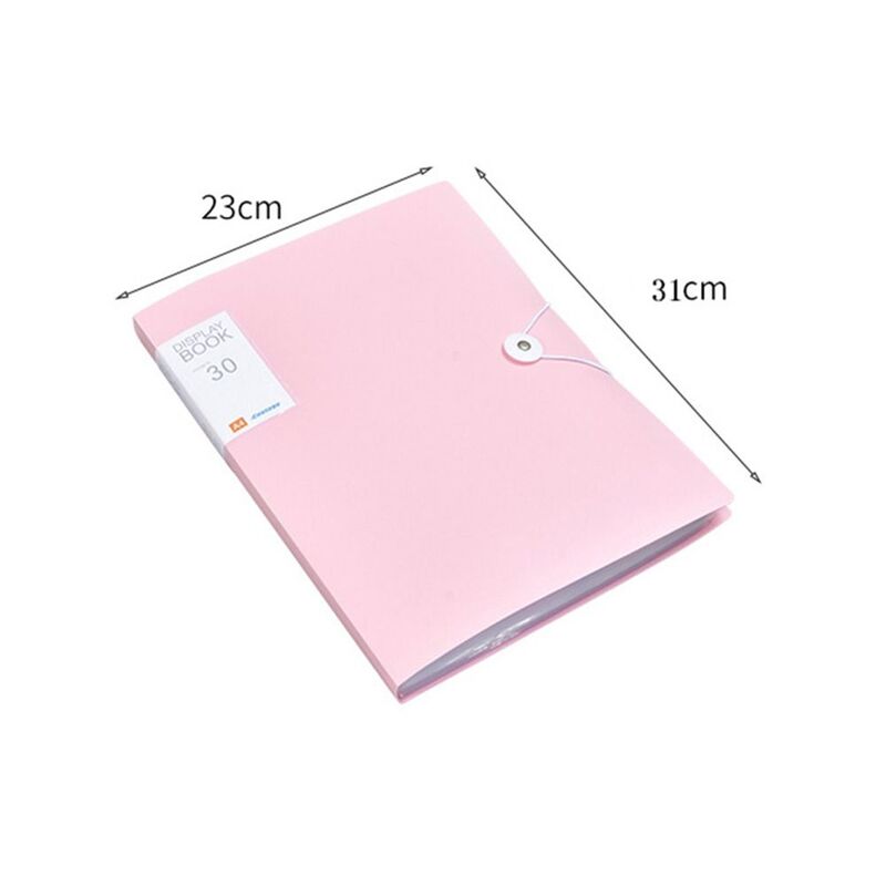 Classified A4 File Paper Folder Fashion Waterproof Information Bag Dustproof Multifunction Document Holder Stationery Supplies
