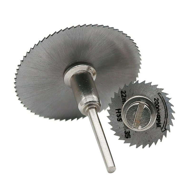 2024New High Speed Steel Cutting Blade Connecting Rod Electric Grinder Saw Blade High Speed Steel Saw Blade Clamping Rod 3.2/6Mm