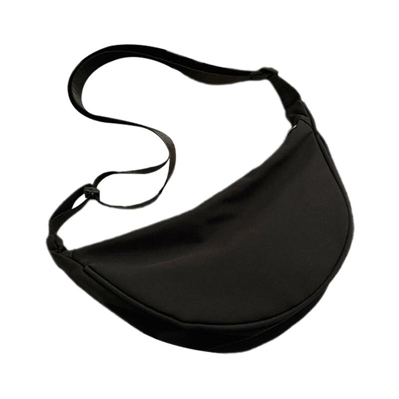 New Nylon Crossbody Bag Women Fashion Dumpling Bag Bag Foreign Multi-functional Style Portable Single Shoulder Underarm Tre K4T3