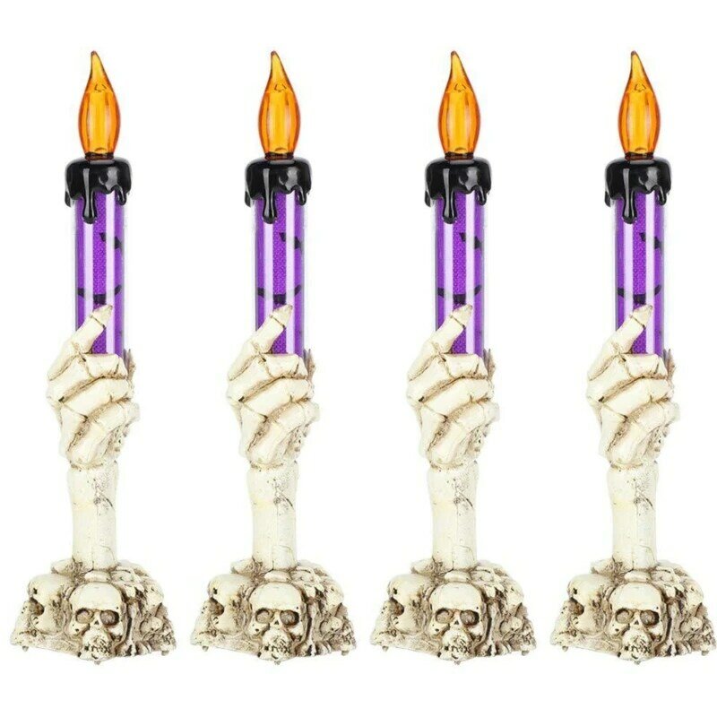 Skull Hand Light LED Candlestick Flameless Lamp Bar Decorative Lights