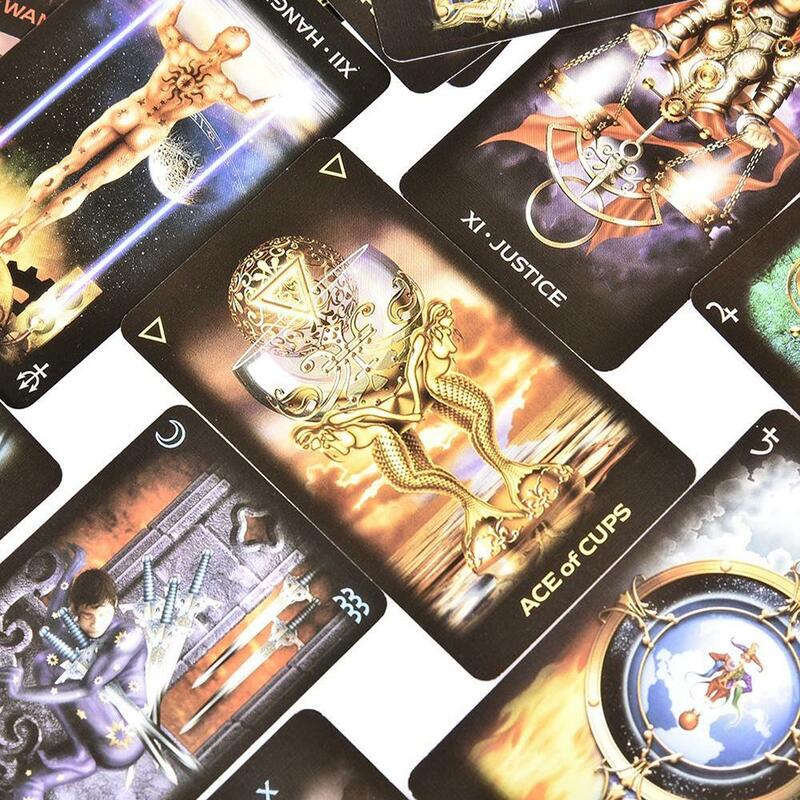 78 kartu Tarot of Dreams penuh permainan papan bahasa Inggris kartu Oracle kartu hiburan permainan keluarga pesta Tarot Deck