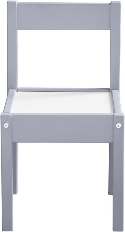 Стол для активного отдыха и стулья Your Zone из 3 предметов, серый, 25x19x18 дюймов