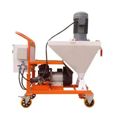 A máquina de pulverização elétrica do almofariz do cimento da parede, pulverização do emplastro, comunica o apelo do produto, 220V