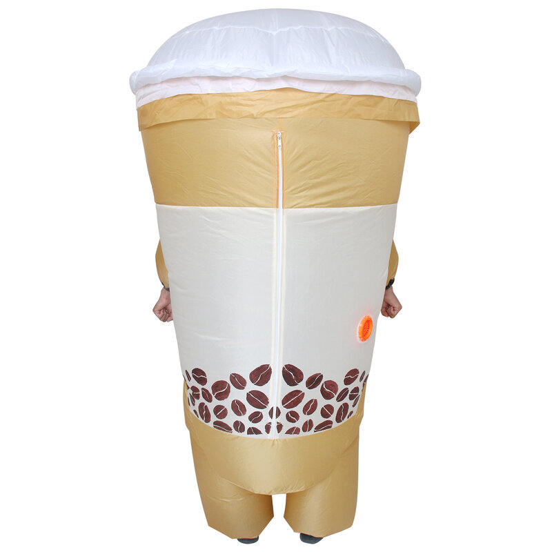Costume gonfiabile divertente della tazza di caffè spettrale del partito di Cosplay del Costume gonfiabile della tazza di caffè di Halloween