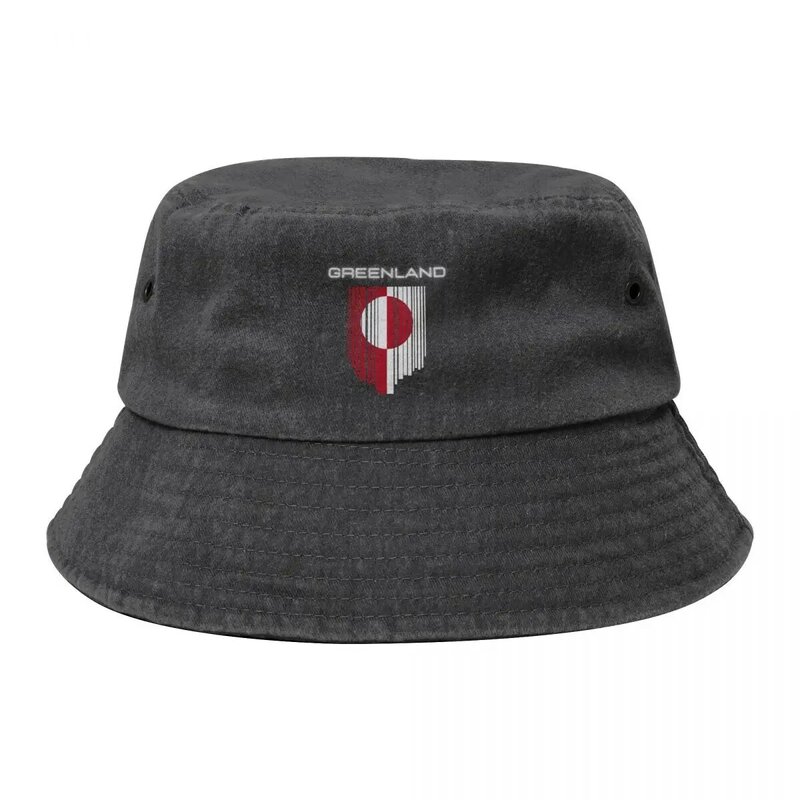 남녀공용 그린랜드 국기 버킷 햇, 낚시 모자, 해변 모자, 자외선 차단, 럭셔리