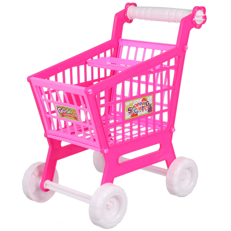 Carrito de compras para niños, carrito de supermercado, juego de simulación, tienda de frutas y verduras