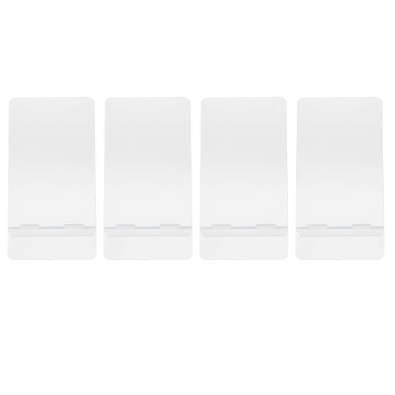 4 Pcs Cell Phone Writing Board Office Computer Monitor Stand Acrylic Message Desktop