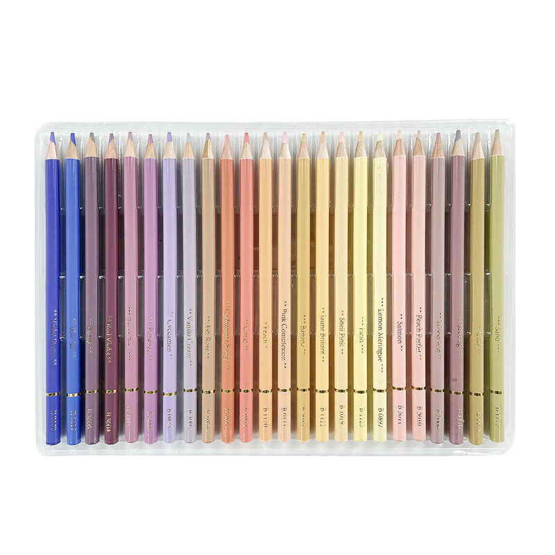 Brutfuner-Juego de lápices de colores Macaron 72 uds, lápices de colores Pastel suave para dibujar, Kit de lápices de bocetos para la escuela, suministros de arte para colorear