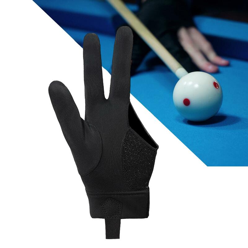 Rękawica bilardowa 3 palce rękawica antypoślizgowa Cue rękawice nowoczesne dla kobiet mężczyzn