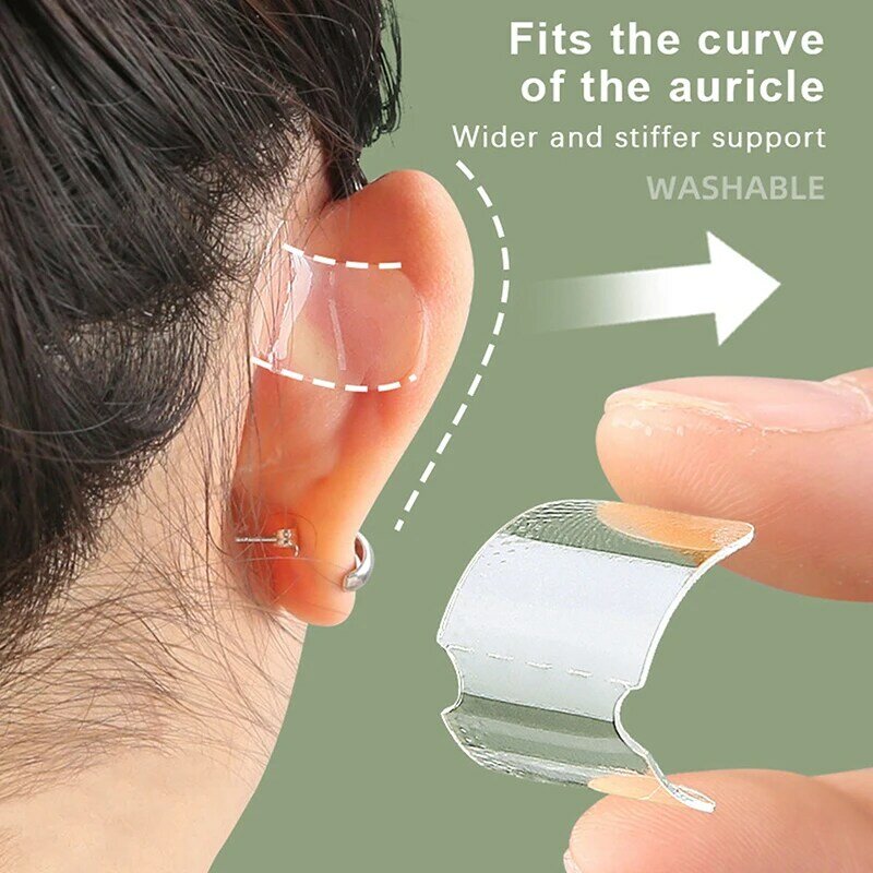 สติกเกอร์ติดหูเครื่องสำอางสติกเกอร์ติดหูเอลฟ์5Shets มีกาวในตัวที่โดดเด่นอุปกรณ์ดูแลหูใบหน้า