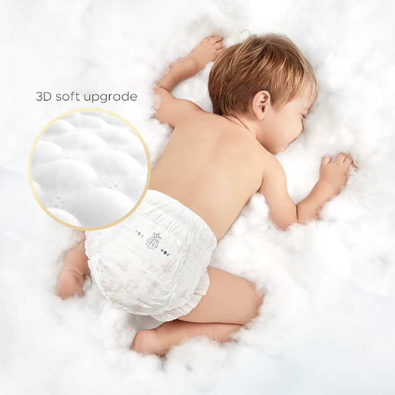Bc Babycare Disposable Diaper Pants Breathable Ultra-soft Dry Absorbent Diaper L/XL/XXL/XXXL