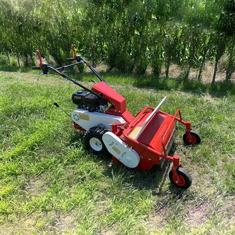 Factory Customized Garden Crawler Intelligent Remote Control Robot 500mm Gasoline Zero-Turn Lawn Mower Forestry Grass Cutting
