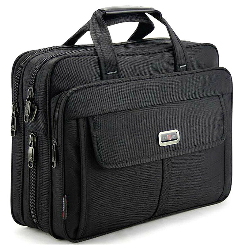 Mężczyźni teczki torebki człowiek torba do pracy dla prawnik biuro torebka kobiety wodoodporne nylonowe torby na laptopa biznes 15.6 cali komputer