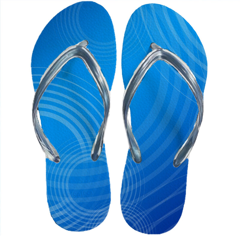 Sandal Herringbone wanita, Kasut EVA datar trendi luar ruangan pantai, anti slip kaki modis musim panas