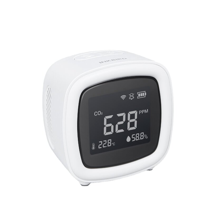 NDIR Co2 Detector de Concentração De Dióxido Carbono ABS Indoor Sourcehome Casa Inteligente com Wifi Tuya App Monitor Sensor Qualidade do Ar