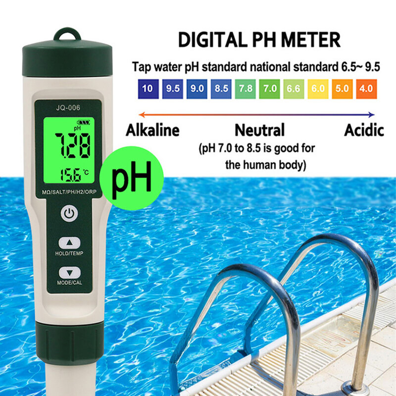 Polvo de calibración PH para piscina, herramienta de medición de precisión, solución tampón de calibración, 4,00, 4,01, 6,86, 9,18