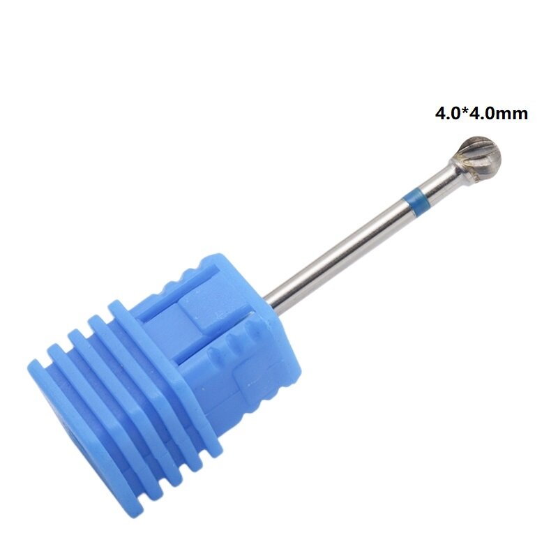 New! 4mm Ball Carbide Nail Drill Bit 3/32" Milling Cutter For Manicure Rotary Burr Nail Bits Electric Drill Accessories Tool