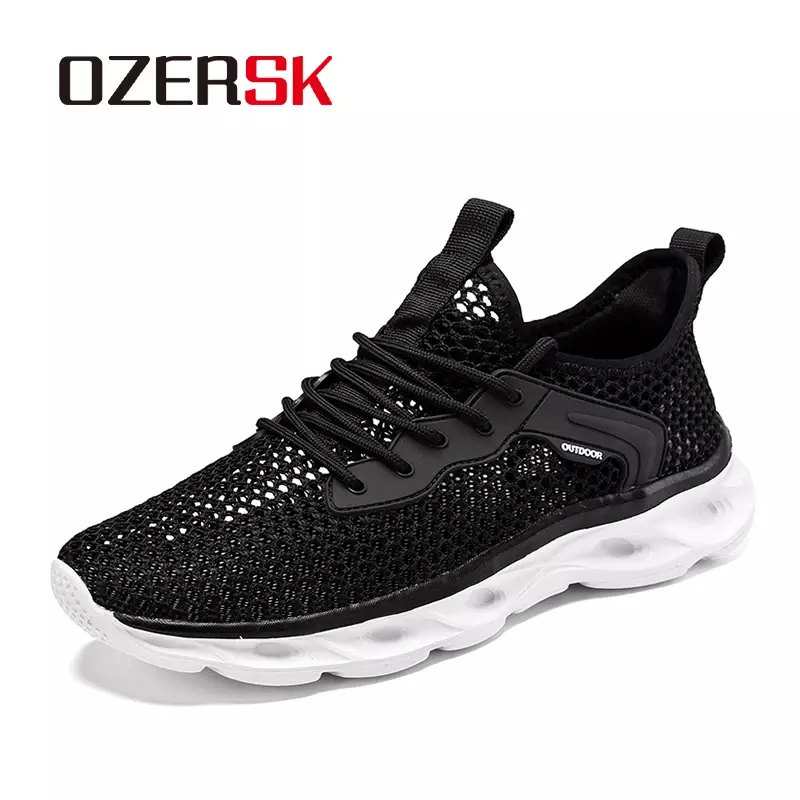 OZERSK Men Shoes Summer Trend Casual Shoes Breathable Leisure Male Sneakers Non-slip Footwear Sneakers Large Size 46
