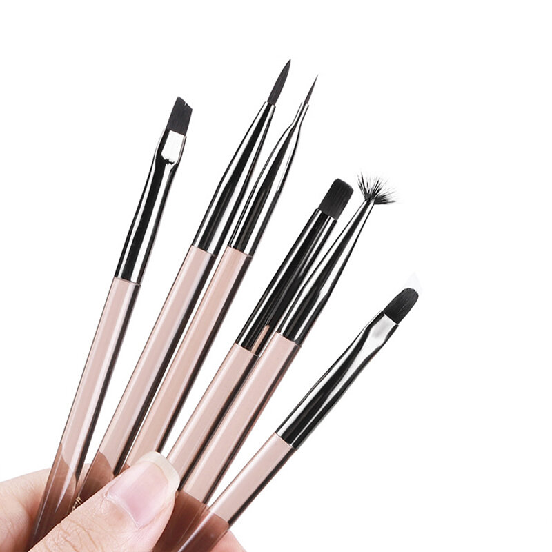 Premium 1Pcs Detail Paint Brush Manicure Tool Nail Art Tool Pens Hook Line Watercolor Acrylic Watercolor Oil Model Kits Supplies