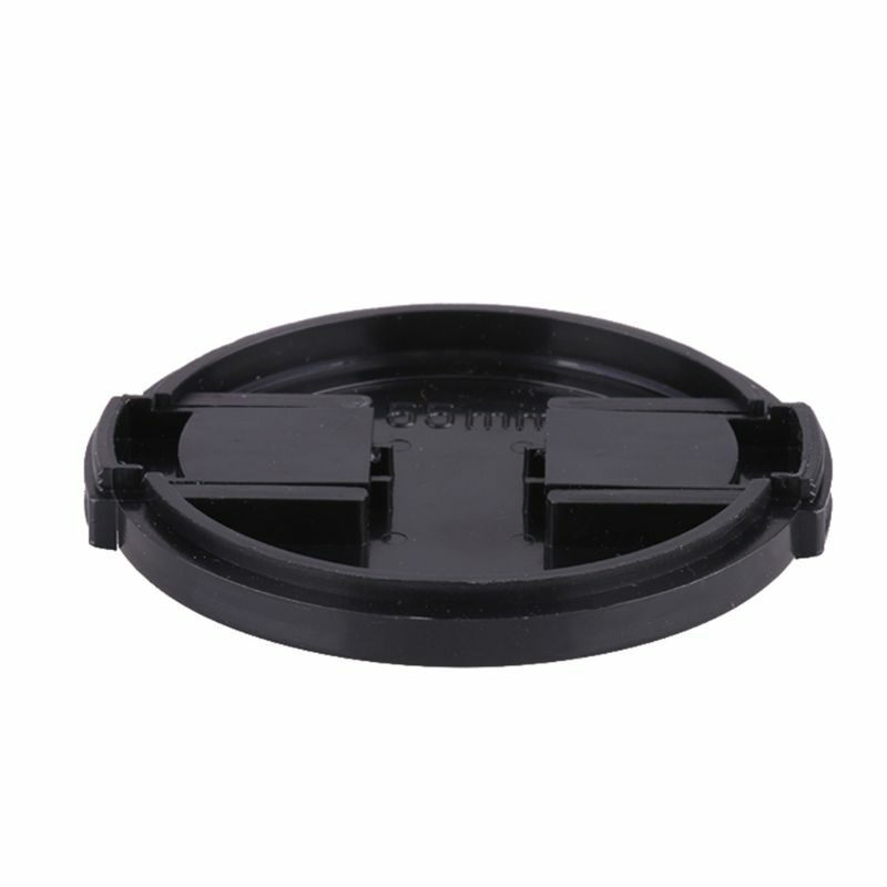 Plastikowa, czarna, zatrzaskowa przednia osłona obiektywu do aparatu do aparatu 55 mm