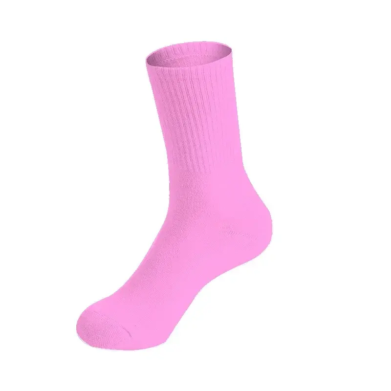 Spring and autumn solid colors Men and women Hong Kong wind Korean version of trendy wild sports socks