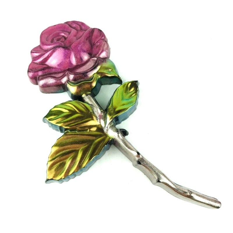 Силиконовая форма для розы, 3D цветок, смоляная форма, брелок, кулон, силиконовая форма, кристаллическая эпоксидная форма, сам,