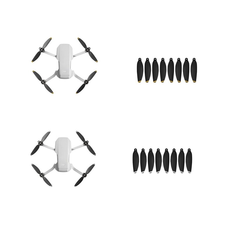 Hélice de 16 piezas 4726 para Dron DJI Mini 2, accesorios de peso ligero, repuestos de ala de repuesto para Mavic Mini 2 B