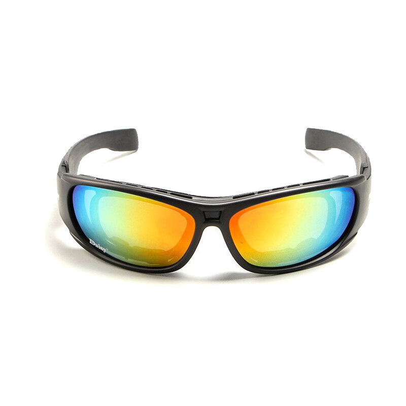 Óculos de proteção polarizados para caça e motocicleta, à prova de balas, C6, CS, exército, tático, airsoft, militar, C5, óculos com kit de 4 lentes