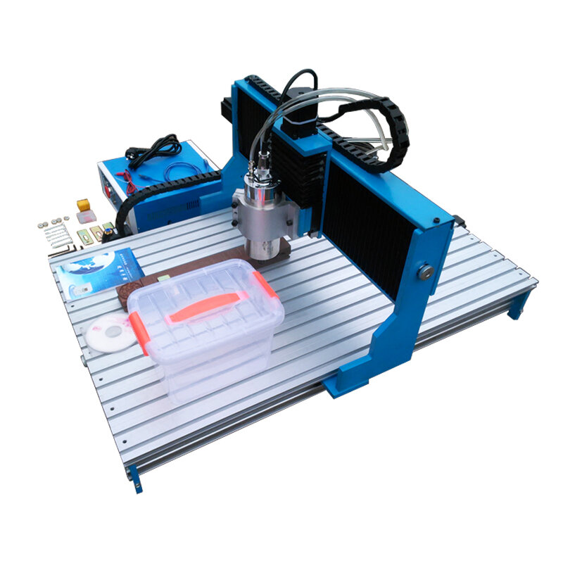 LY CNC 6090L-1.5KW 2.2KW Linear Guide Rail CNC Router Engraving Drilling and Milling Machine 3Axis 4Axis