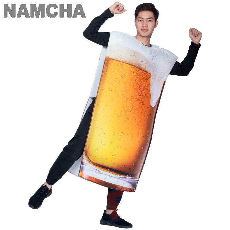 Oktoberfest Beer Cosplay Costume Jumpsuit Funny Children Adult Cartoon Animation Men Role Play Halloween Carnival Party Clothing