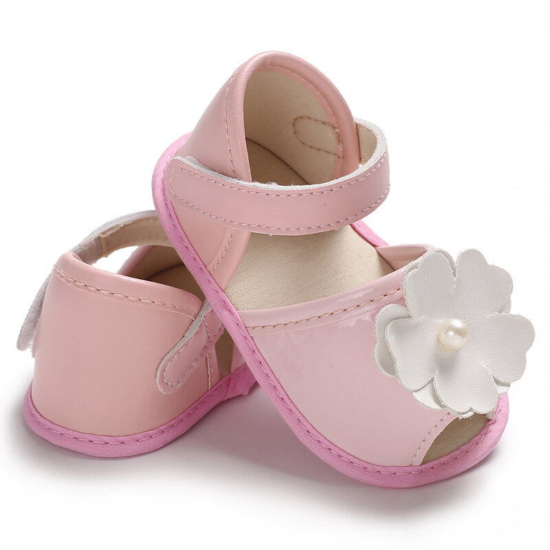 الكلاسيكية موضة الوليد الوردي حذاء طفل عدم الانزلاق القماش أسفل أحذية للبنات أنيقة أحذية الأميرة عادية الأولى أحذية مشي