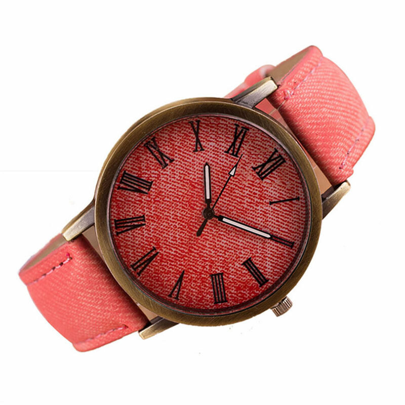 Orologio da polso minimalista alla moda orologio da polso analogico Casual con quadrante grande per la partecipazione alle attività di moda