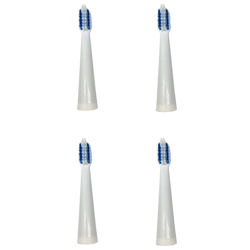 4 Stück austauschbare Zahnbürsten köpfe für lansung u1 a39 a39plus a1 sn901 sn902 elektrische Zahnbürsten köpfe blau