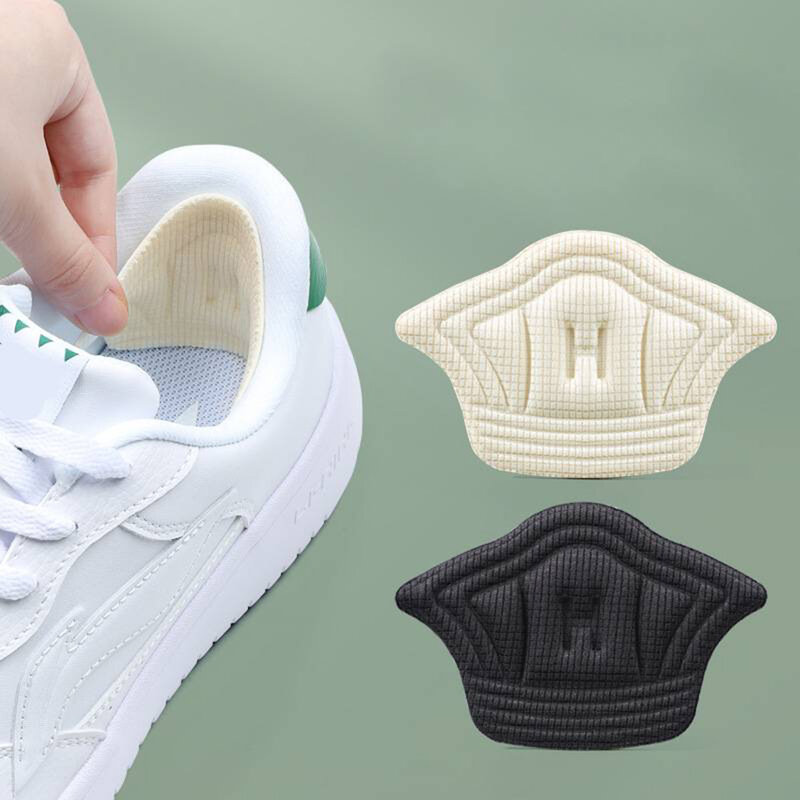Nova marca pode ser cortado engrossado ampliado ajustado sapato tamanho tênis calcanhar adesivos anti-usar sapatos anti-queda calcanhar encolhimento
