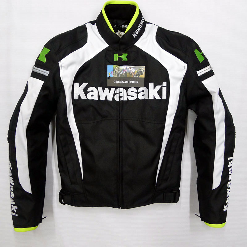 Fato de moto Kawasaki masculino, casaco impermeável a vento, quente, Racing Su, quatro estações, novo