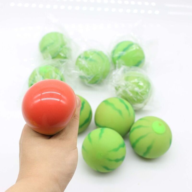 Mainan Fidget semangka mainan remas lucu mainan sensorik cubit TPR mainan dekompresi simulasi anak-anak boneka yang rumit anak-anak