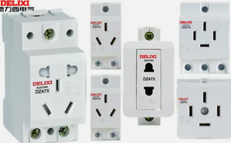 Delixi DZ47X Series Modular Plug 2,3,4,5 Holes Brand