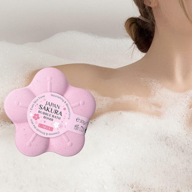 30 г Цветущая соль для ванны с пузырьками маленький снятие стресса для тела спа очиститель соль облегчение увлажнение душ Отшелушивающий B1L4