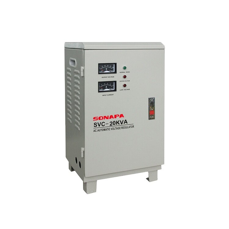 Elektrischer Stabilisator Spannungs stabilisator 20kva einphasige Wechselstrom automatische Spannungs regelung für zu Hause avr.